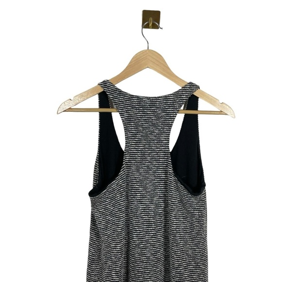 Banana Republic Textured Striped Racerback Patio Dress in Grey Size M - Picture 13 of 15